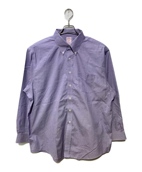 BROOKS BROTHERS（ブルックスブラザーズ）BROOKS BROTHERS (ブルックスブラザーズ) MADISONチェックBDシャツ パープル サイズ:Ⅿの古着・服飾アイテム