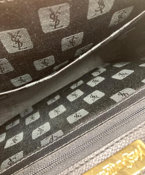 Yves Saint Laurent（イヴサンローラン）Yves Saint Laurent (イヴサンローラン) セカンドバッグ ブラックの古着・服飾アイテム
