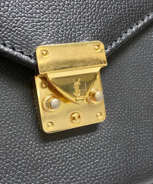 Yves Saint Laurent（イヴサンローラン）Yves Saint Laurent (イヴサンローラン) セカンドバッグ ブラックの古着・服飾アイテム