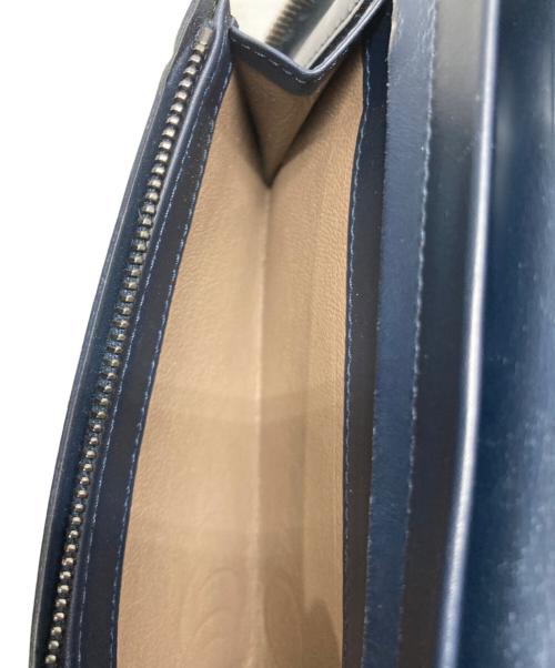 BOTTEGA VENETA（ボッテガベネタ）BOTTEGA VENETA (ボッテガベネタ) イントレチャートロングウォレット ネイビーの古着・服飾アイテム
