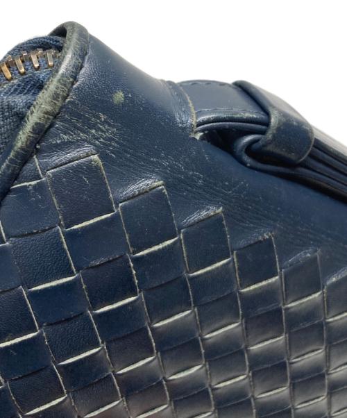 BOTTEGA VENETA（ボッテガベネタ）BOTTEGA VENETA (ボッテガベネタ) イントレチャートロングウォレット ネイビーの古着・服飾アイテム