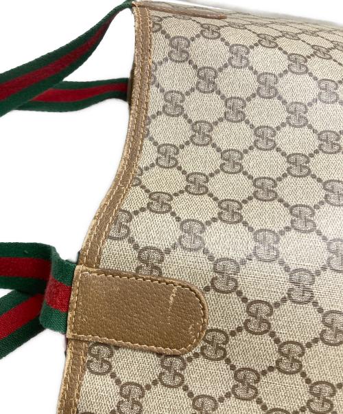 GUCCI（グッチ）GUCCI (グッチ) ウェビングシェリートート ベージュの古着・服飾アイテム