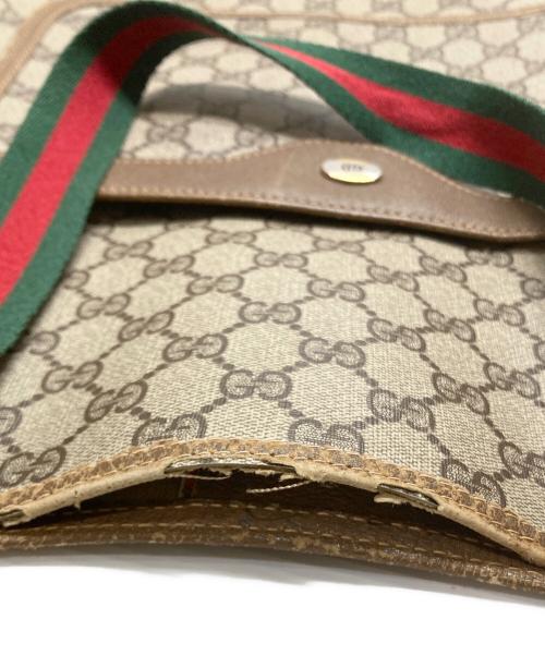 GUCCI（グッチ）GUCCI (グッチ) ウェビングシェリートート ベージュの古着・服飾アイテム