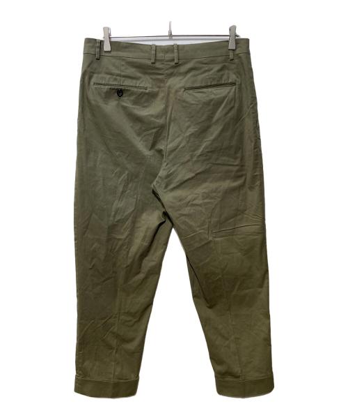 :colon（コロン）:colon (コロン) ストレッチチノ オリーブ サイズ:SIZE4の古着・服飾アイテム