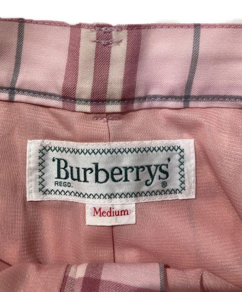 Burberry's（バーバリー）Burberry's (バーバリー) ノバチェックハーフパンツ ピンク サイズ:Mの古着・服飾アイテム