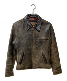 HARLEY-DAVIDSON（ハーレーダビッドソン）の古着「山羊革レザージャケット」｜ブラウン