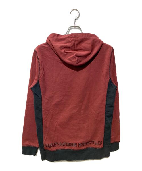 HARLEY-DAVIDSON（ハーレーダビッドソン）HARLEY-DAVIDSON (ハーレーダビッドソン) パーカー レッド サイズ:Sの古着・服飾アイテム