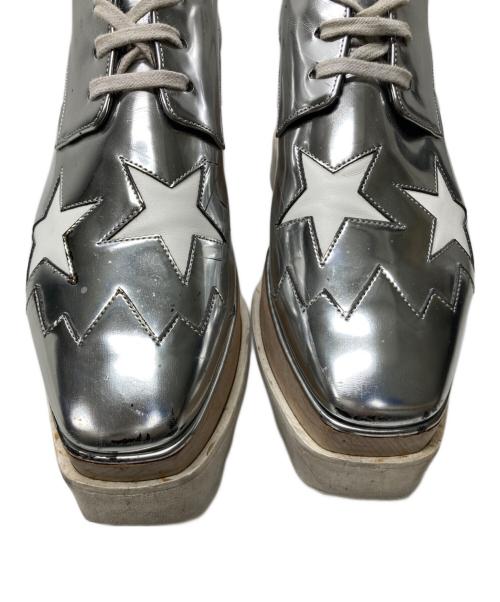 STELLA McCARTNEY（ステラマッカートニー）STELLA McCARTNEY (ステラマッカートニー) メタリックスターシューズ シルバー サイズ:36の古着・服飾アイテム