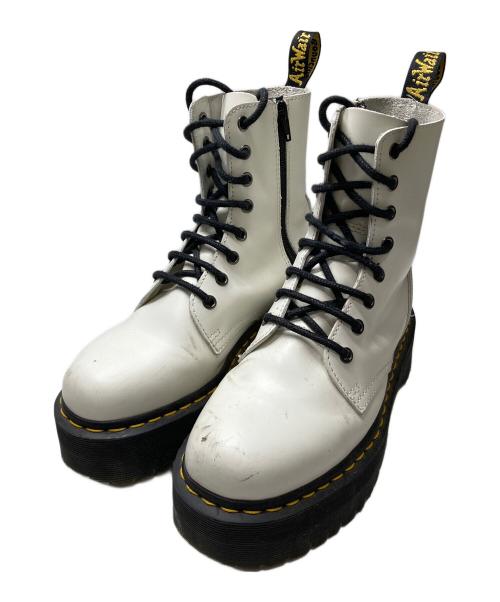Dr.Martens（ドクターマーチン）Dr.Martens (ドクターマーチン) JADON8ホールブーツ ホワイト サイズ:UK 5の古着・服飾アイテム