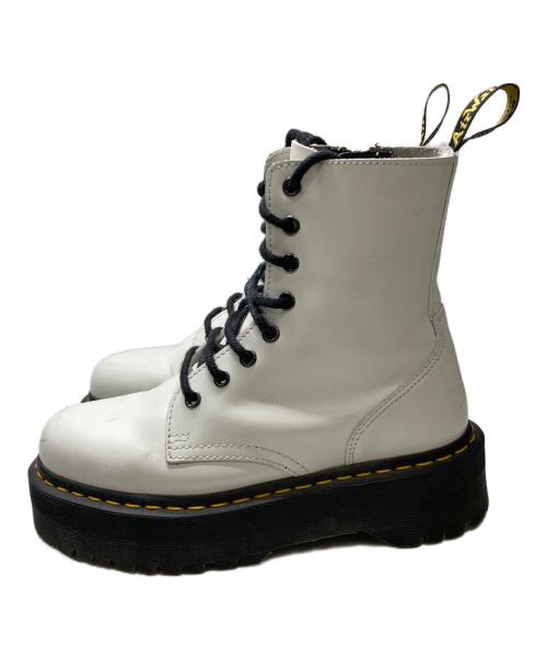 Dr.Martens（ドクターマーチン）Dr.Martens (ドクターマーチン) JADON8ホールブーツ ホワイト サイズ:UK 5の古着・服飾アイテム