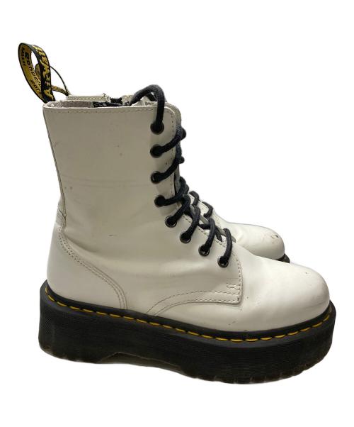 Dr.Martens（ドクターマーチン）Dr.Martens (ドクターマーチン) JADON8ホールブーツ ホワイト サイズ:UK 5の古着・服飾アイテム