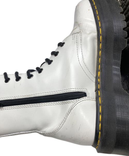 Dr.Martens（ドクターマーチン）Dr.Martens (ドクターマーチン) JADON8ホールブーツ ホワイト サイズ:UK 5の古着・服飾アイテム