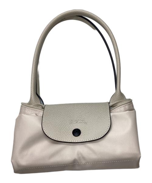 LONGCHAMP（ロンシャン）LONGCHAMP (ロンシャン) ナイロントートバッグ ホワイトの古着・服飾アイテム