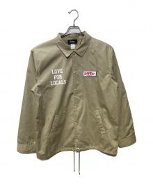 SAPEur（サプール）の古着「コーチジャケット」｜ベージュ