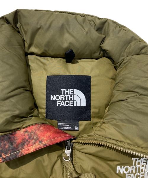 THE NORTH FACE（ザ ノース フェイス）THE NORTH FACE (ザ ノース フェイス) PRINTED1996RETRONUPTSE JACKET ベージュ サイズ:XLの古着・服飾アイテム
