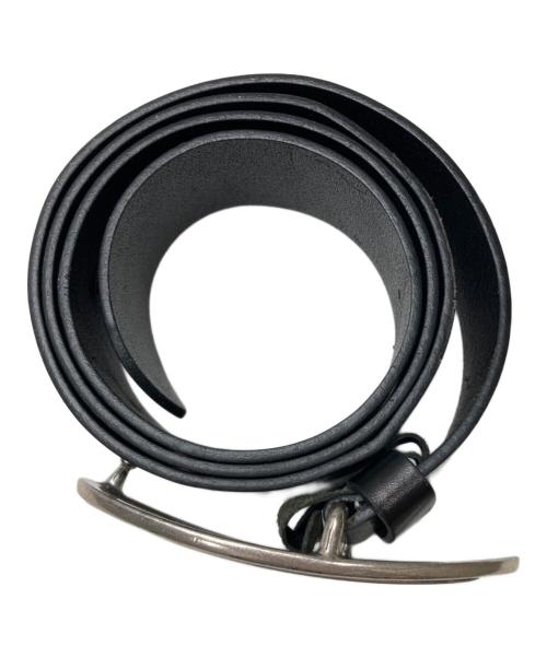 DIESEL（ディーゼル）DIESEL (ディーゼル) Dロゴバックルレザーベルト ブラック サイズ:FREEの古着・服飾アイテム