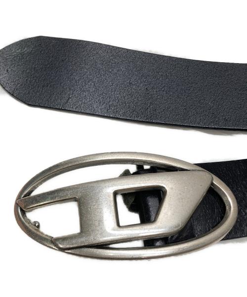 DIESEL（ディーゼル）DIESEL (ディーゼル) Dロゴバックルレザーベルト ブラック サイズ:FREEの古着・服飾アイテム