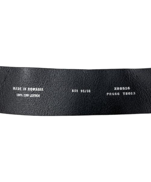 DIESEL（ディーゼル）DIESEL (ディーゼル) Dロゴバックルレザーベルト ブラック サイズ:FREEの古着・服飾アイテム