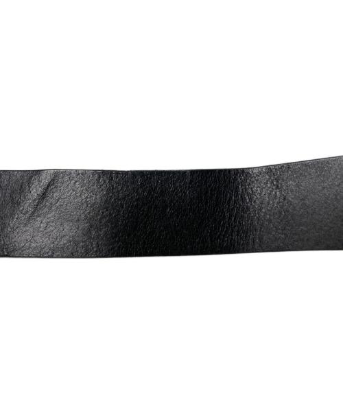 DIESEL（ディーゼル）DIESEL (ディーゼル) Dロゴバックルレザーベルト ブラック サイズ:FREEの古着・服飾アイテム