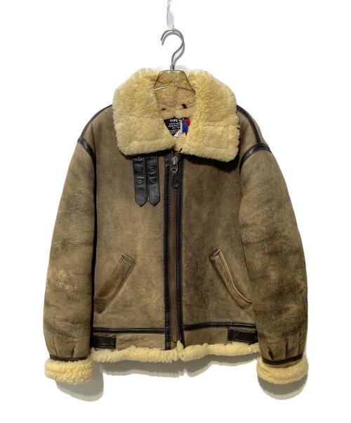 Schott（ショット）Schott (ショット) B-3フライトジャケット ブラウン サイズ:40の古着・服飾アイテム