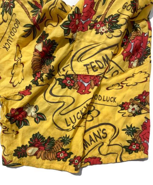 TED COMPANY（テッドカンパニー）TED COMPANY (テッドカンパニー) テッドマンアロハシャツ イエロー サイズ:Mの古着・服飾アイテム