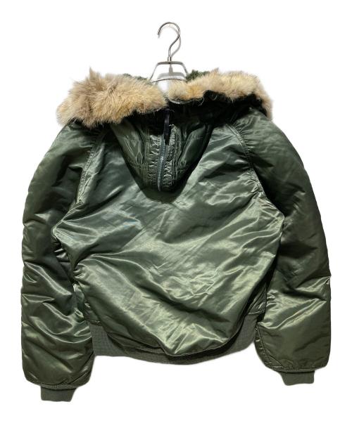 CORINTH（コリンス）CORINTH (コリンス) フライトジャケット グリーン サイズ:Lの古着・服飾アイテム