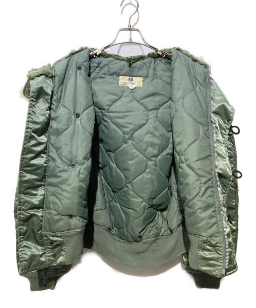 CORINTH（コリンス）CORINTH (コリンス) フライトジャケット グリーン サイズ:Lの古着・服飾アイテム