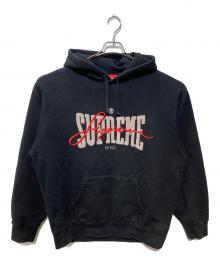 SUPREME（シュプリーム）の古着「Embroidered Chenille Hooded」｜ブラック