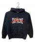 SUPREME（シュプリーム）の古着「Embroidered Chenille Hooded」｜ブラック