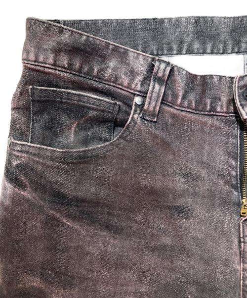 TORNADO MART（トルネードマート）TORNADO MART (トルネードマート) ハイブリッドグランジクリヤー箔シューカット レッド サイズ:Lの古着・服飾アイテム