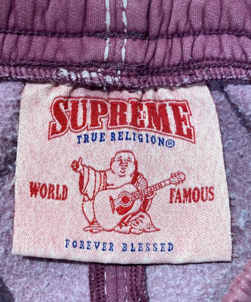 SUPREME（シュプリーム）Supreme (シュプリーム) TRUE RELIGION (トゥルー レリジョン) スウェットパンツ レッド サイズ:Sの古着・服飾アイテム