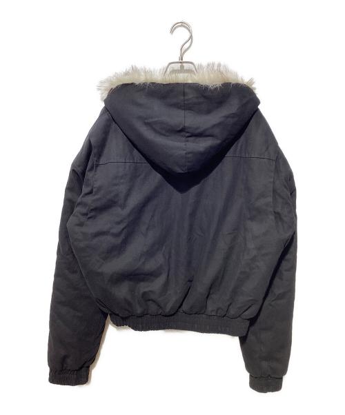 maxdstr（マックスディスター）maxdstr (マックスディスター) ファージャケット ブラック サイズ:Sの古着・服飾アイテム