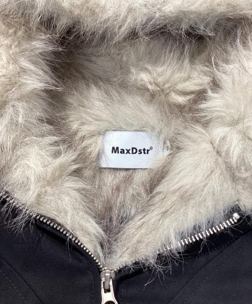 maxdstr（マックスディスター）maxdstr (マックスディスター) ファージャケット ブラック サイズ:Sの古着・服飾アイテム