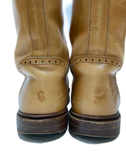 Tricker's（トリッカーズ）Tricker's (トリッカーズ) ウィングチップロングブーツ ブラウン サイズ:5halfの古着・服飾アイテム
