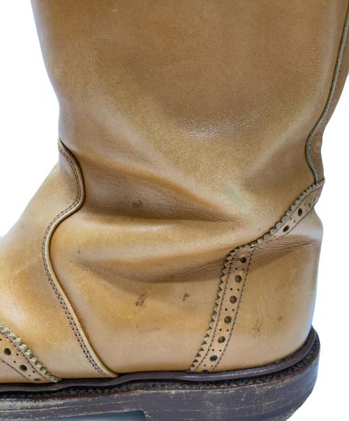Tricker's（トリッカーズ）Tricker's (トリッカーズ) ウィングチップロングブーツ ブラウン サイズ:5halfの古着・服飾アイテム