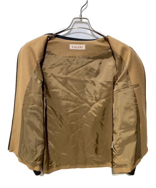 CULLNI（クルニ）CULLNI (クルニ) レイヤードMA-1ジャケット ベージュ サイズ:SIZE1の古着・服飾アイテム