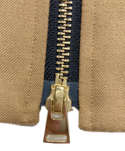 CULLNI（クルニ）CULLNI (クルニ) レイヤードMA-1ジャケット ベージュ サイズ:SIZE1の古着・服飾アイテム