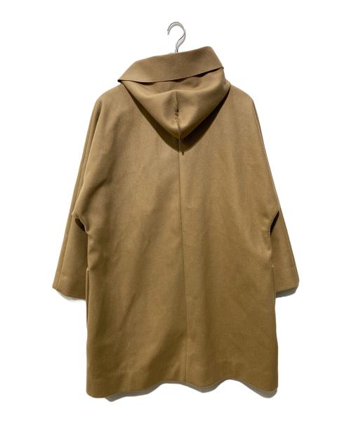 tim.（ティム）tim. (ティム) カシミア混フーデッドコート ブラウン サイズ:SIZE2の古着・服飾アイテム