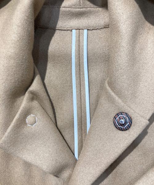 tim.（ティム）tim. (ティム) カシミア混フーデッドコート ブラウン サイズ:SIZE2の古着・服飾アイテム