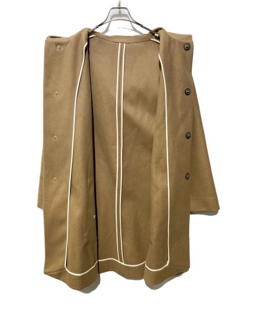 tim.（ティム）tim. (ティム) カシミア混フーデッドコート ブラウン サイズ:SIZE2の古着・服飾アイテム