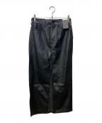 LEVI'Sリーバイス）の古着「Ankle Column Skirt」｜ブラック
