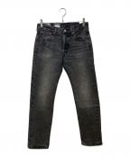 LEVI'Sリーバイス）の古着「ORIGINAL SELVEDGE DENIM JEANS」｜ブラック
