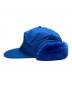 SUPREME (シュプリーム) EARFLAP 6-PANEL CAP ブルー：5000円