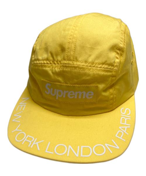 SUPREME（シュプリーム）SUPREME (シュプリーム) Visor Print Camp Cap イエローの古着・服飾アイテム