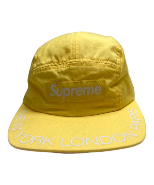 SUPREME（シュプリーム）SUPREME (シュプリーム) Visor Print Camp Cap イエローの古着・服飾アイテム