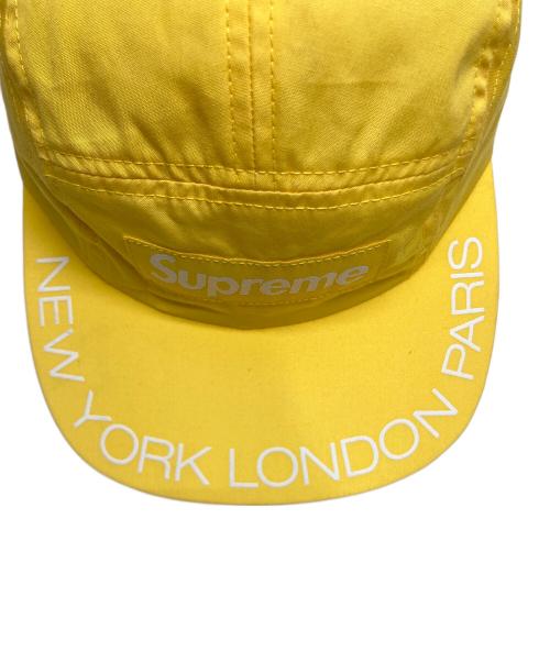 SUPREME（シュプリーム）SUPREME (シュプリーム) Visor Print Camp Cap イエローの古着・服飾アイテム