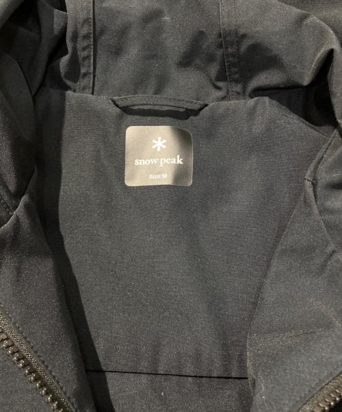 Snow peak（スノーピーク）snow peak (スノーピーク) Field Weather Cloth Jacket ブラック サイズ:Mの古着・服飾アイテム
