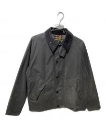 Barbour（バブアー）の古着「TRANSPORT ワックスショートジャケット」｜グレー