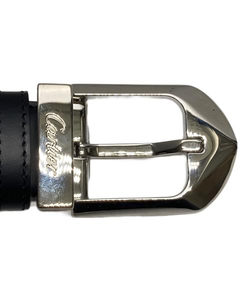 Cartier（カルティエ）Cartier (カルティエ) レザーベルト ブラックの古着・服飾アイテム