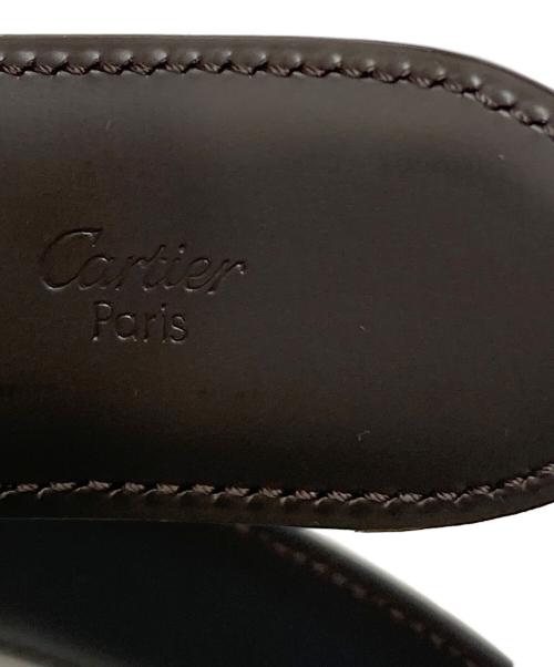 Cartier（カルティエ）Cartier (カルティエ) レザーベルト ブラックの古着・服飾アイテム